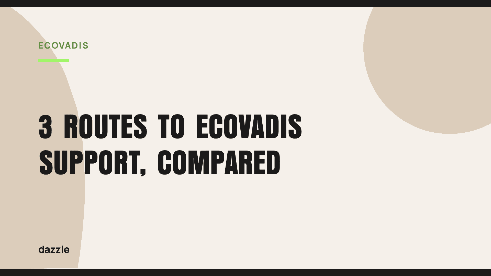 3 routes to EcoVadis support, compared EcoVadis support: accredited partner, boutique consultancy or independent consultant?
