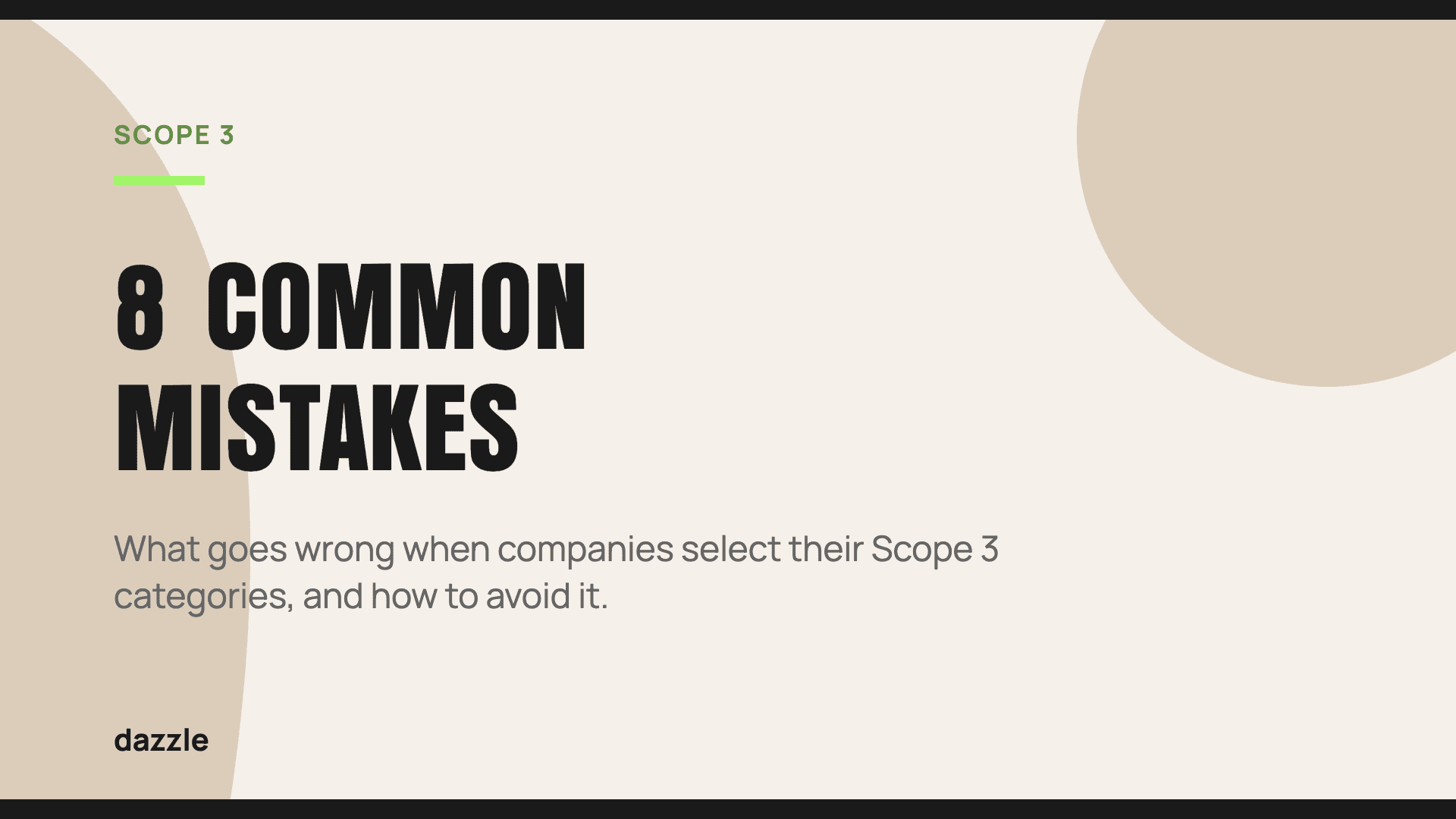 8 common mistakes companies make when selecting scope 3 categories