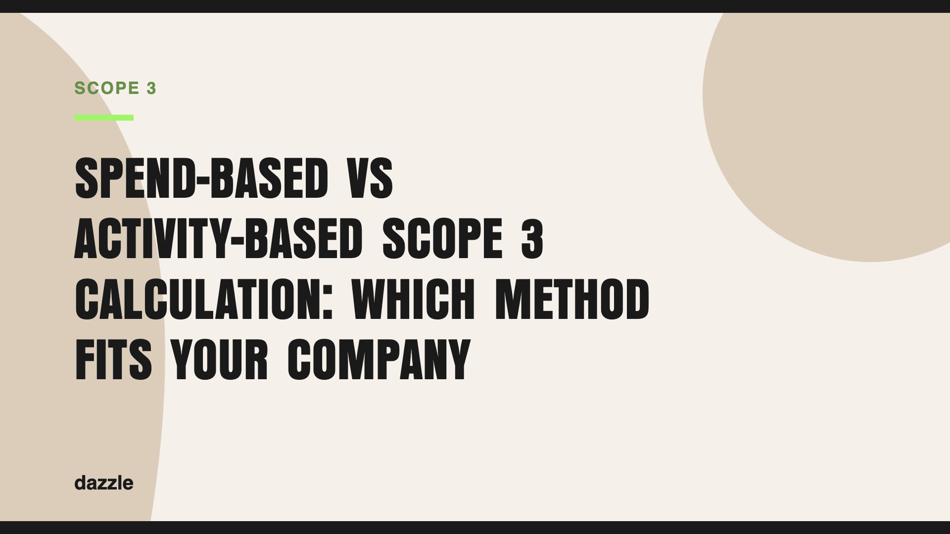 Spend-based vs activity-based scope 3 calculation: which method fits your company?